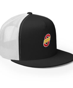 Gorra trucker clásica personalizable, vista frontal