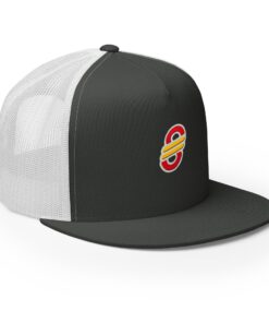 Gorra trucker clásica personalizable, vista frontal