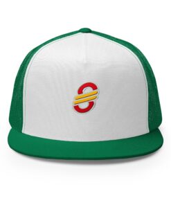 Gorra trucker clásica personalizable, vista frontal