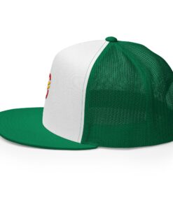 Gorra trucker clásica personalizable, vista lateral izquierda