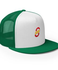 Gorra trucker clásica personalizable, vista frontal