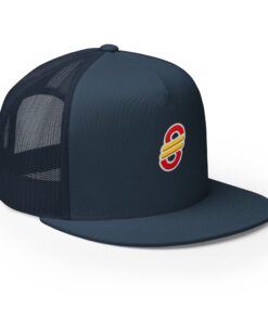 Gorra trucker clásica personalizable, vista frontal