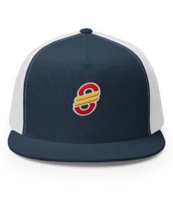 Gorra trucker clásica personalizable, vista frontal