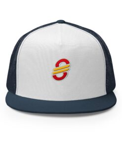 Gorra trucker clásica personalizable, vista frontal