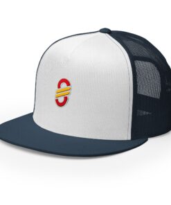Gorra trucker clásica personalizable, vista frontal