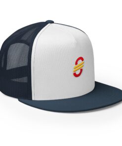 Gorra trucker clásica personalizable, vista frontal