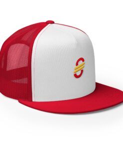 Gorra trucker clásica personalizable, vista frontal