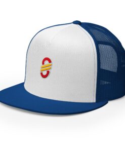 Gorra trucker clásica personalizable, vista frontal