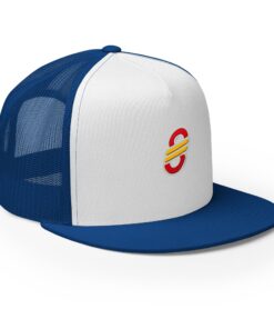 Gorra trucker clásica personalizable, vista frontal