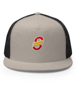 Gorra trucker clásica personalizable, vista frontal