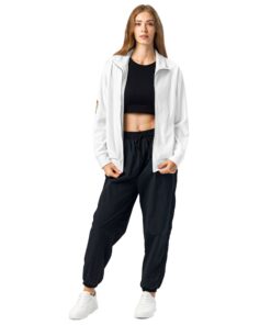 Chaqueta de chándal unisex personalizable, vista frontal