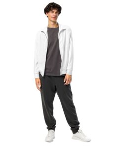 Chaqueta de chándal unisex personalizable, vista frontal