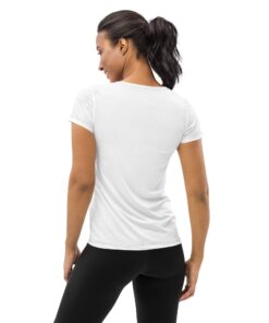 Camiseta deportiva mujer integral personalizable, vista trasera