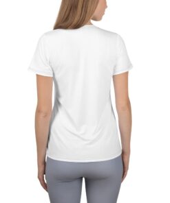Camiseta deportiva mujer integral personalizable, vista trasera
