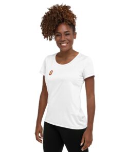 Camiseta deportiva mujer integral personalizable, vista lateral izquierda