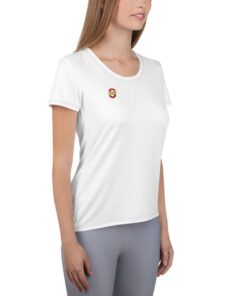 Camiseta deportiva mujer integral personalizable, vista lateral derecha