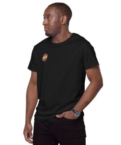 Camiseta premium algodón hombre personalizable, vista frontal