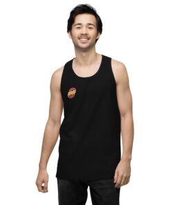 Camiseta tirantes premium hombre personalizable, vista frontal