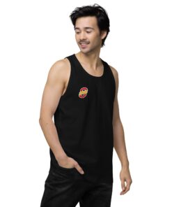 Camiseta tirantes premium hombre personalizable, vista frontal