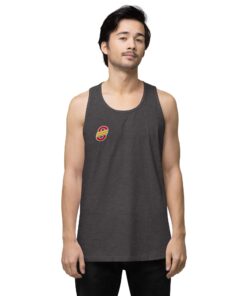 Camiseta tirantes premium hombre personalizable, vista frontal