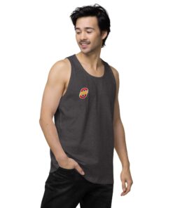 Camiseta tirantes premium hombre personalizable, vista frontal