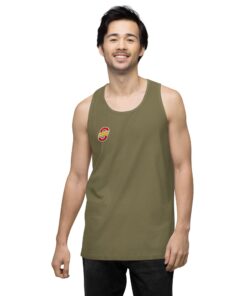 Camiseta tirantes premium hombre personalizable, vista frontal