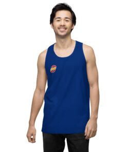 Camiseta tirantes premium hombre personalizable, vista frontal