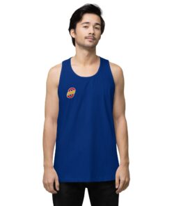 Camiseta tirantes premium hombre personalizable, vista frontal