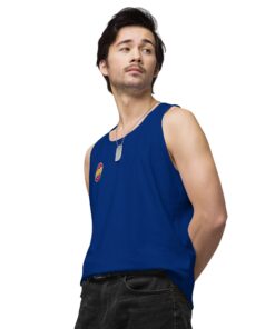 Camiseta tirantes premium hombre personalizable, vista frontal