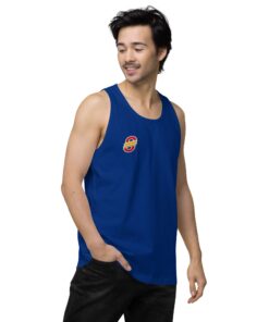 Camiseta tirantes premium hombre personalizable, vista frontal