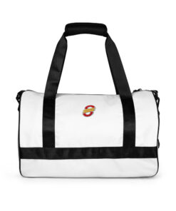 Bolsa deportiva estampado integral personalizable, vista trasera