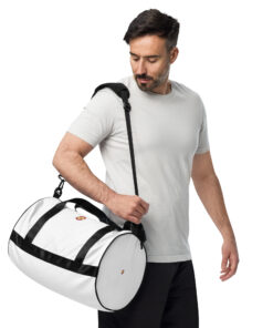 Bolsa deportiva estampado integral personalizable, vista frontal