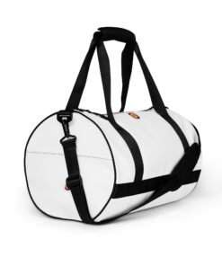 Bolsa deportiva estampado integral personalizable, vista frontal