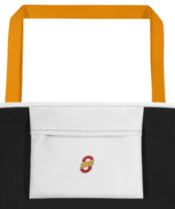 Bolsa de playa grande estampado integral personalizable, imagen 3