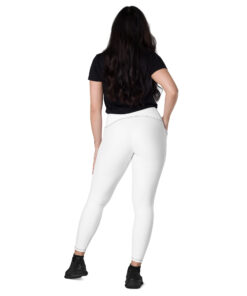 Leggings con bolsillos de tiro alto personalizable, vista trasera