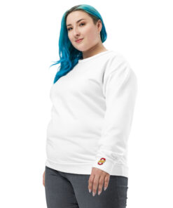 Sudadera única unisex personalizable, vista frontal