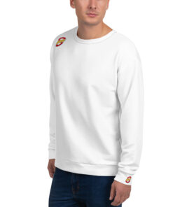 Sudadera única unisex personalizable, vista frontal