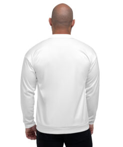 Chaqueta bomber estampado integral unisex personalizable, vista trasera