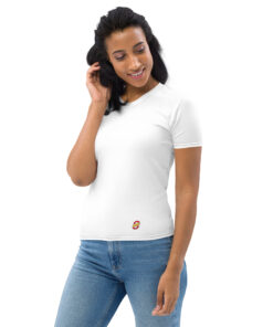 Camiseta favorita para mujer personalizable, vista lateral izquierda