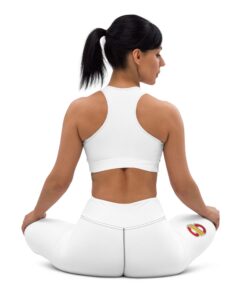 Leggings de yoga personalizable, vista trasera