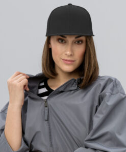 Gorra snapback personalizable, vista frontal