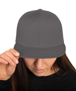 Gorra snapback personalizable, vista frontal
