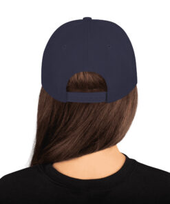 Gorra snapback personalizable, vista trasera