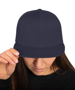 Gorra snapback personalizable, vista frontal