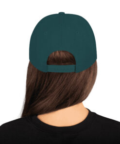 Gorra snapback personalizable, vista trasera