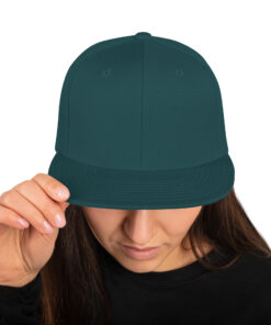 Gorra snapback personalizable, vista frontal