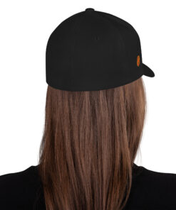 Gorra de béisbol estructurada personalizable, vista trasera