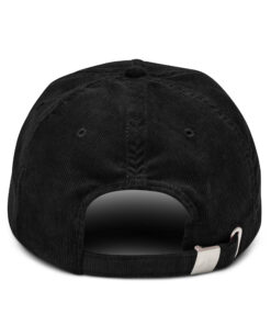 Gorra de pana unisex personalizable, vista trasera