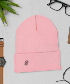 Gorro estilo clásico con borde vuelto personalizable, vista frontal