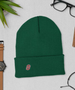 Gorro estilo clásico con borde vuelto personalizable, vista frontal